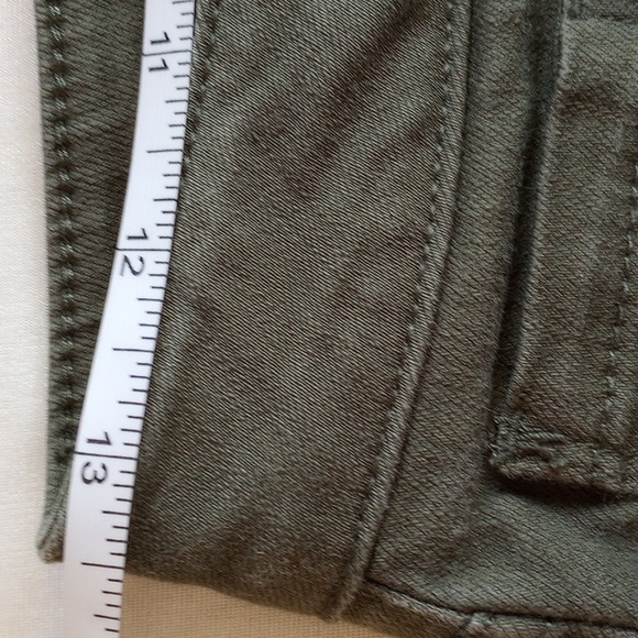 Market & Spruce Mid-Rise Skinny Ankle Jeans 2 Olive Green 27x28 - 50off3 - Picture 5 of 10